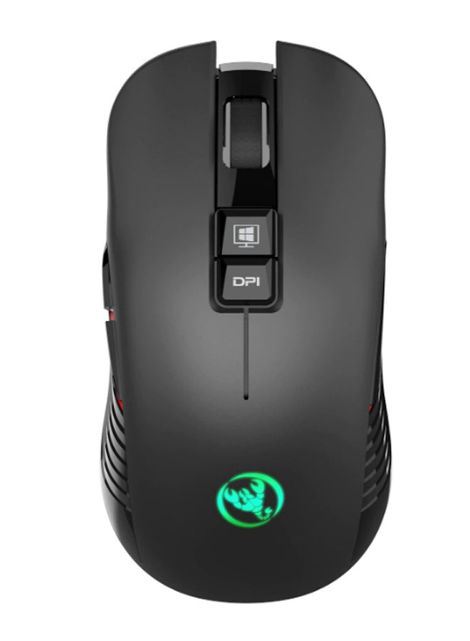 Generic - Wireless T30 With TYPE-C Adapter, USB Receiver And Cable Black/Red/Green - Image 1