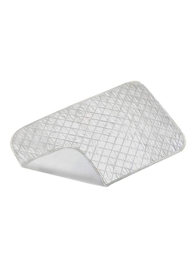 Cotton Ironing Mat White 19×33inch - Image 1