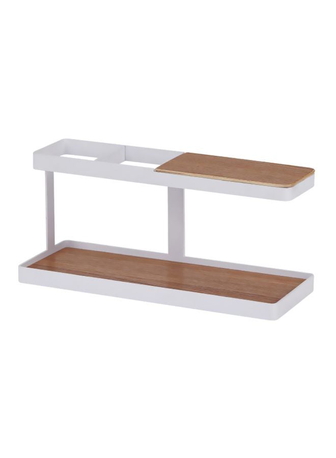 Remote Control Organizer White/Brown 25x10x11.2centimeter - Image 3