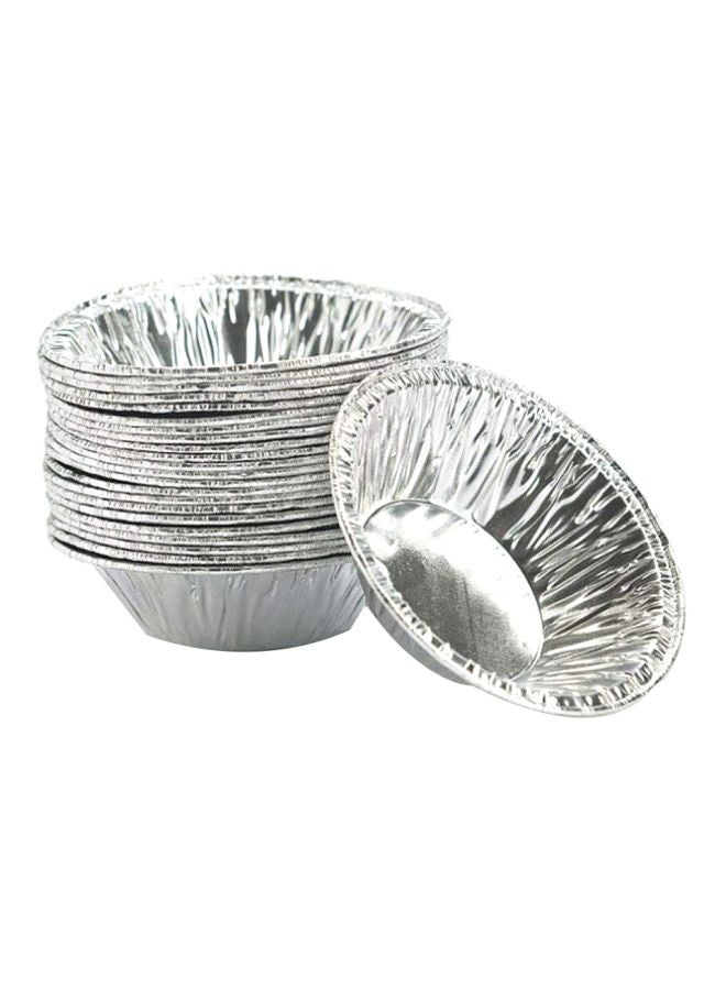 Pack Of 300 Disposable Aluminum Foil silver 7x2centimeter - Image 1