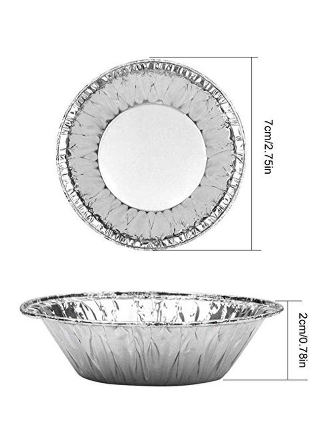 Pack Of 300 Disposable Aluminum Foil silver 7x2centimeter - Image 3