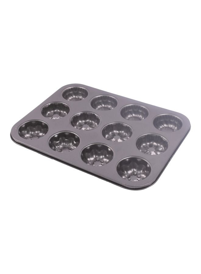 Non Stick Bakeware Mould Black 35x26.5x3centimeter - Image 1