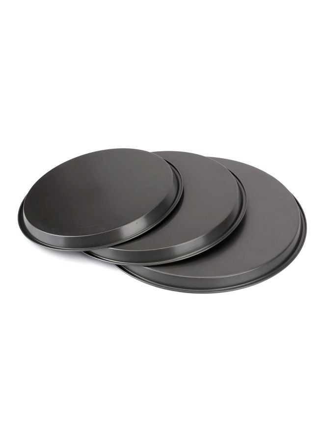 طقم مقالي البيتزا مكونة من 3 قطع أسود - Image 2