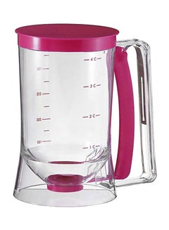 Handheld Batter Dispenser Clear/Purple 22x13x20centimeter