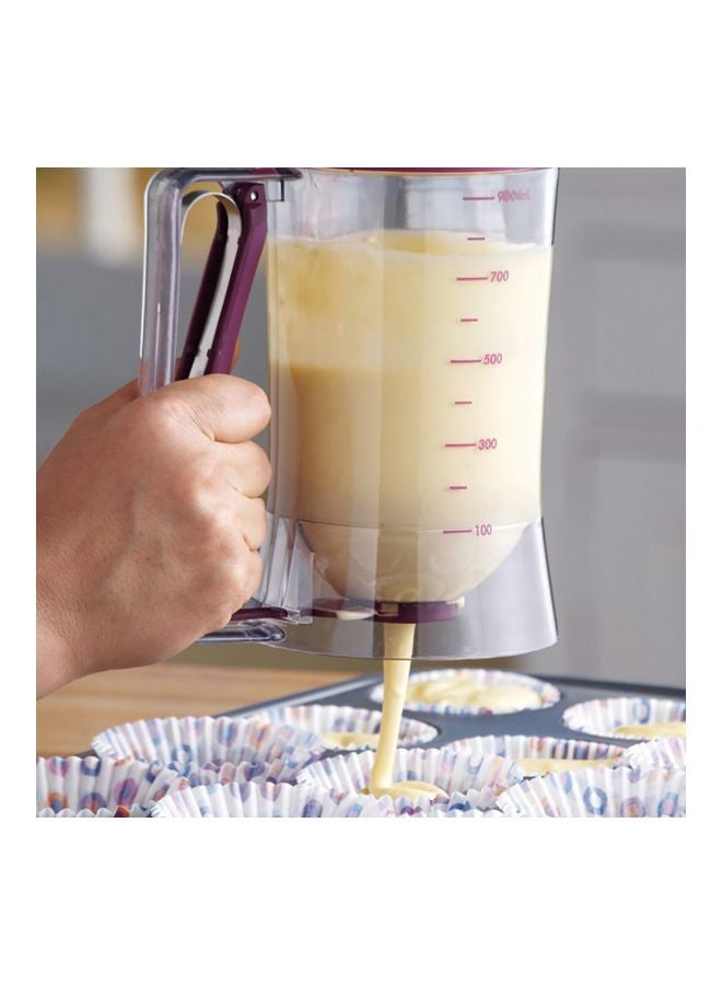 Generic - Handheld Batter Dispenser Clear/Purple 22x13x20centimeter - Image 1