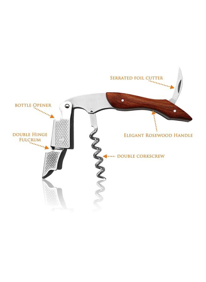 Beauenty 3-Piece Bottle Opener Silver/Brown 12cm - Image 5