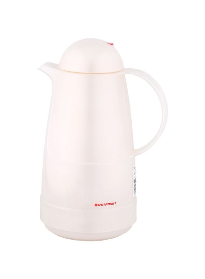 ROTPUNKT Coffee And Tea Vacuum Flask Pearl White