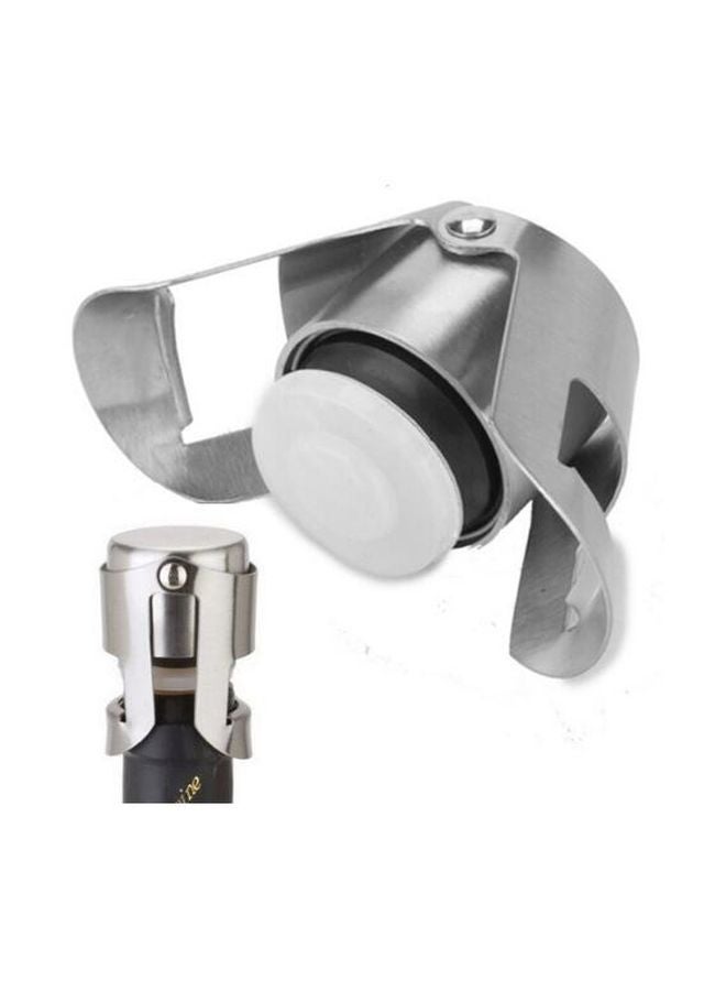 Beauenty Stainless Steel Beverage Bottle Stopper Silver 4x5.8centimeter - Image 1