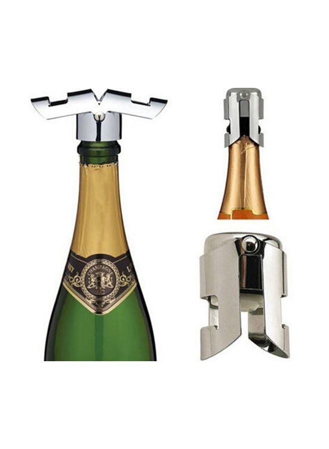 Beauenty Stainless Steel Beverage Bottle Stopper Silver 4x5.8centimeter - Image 5