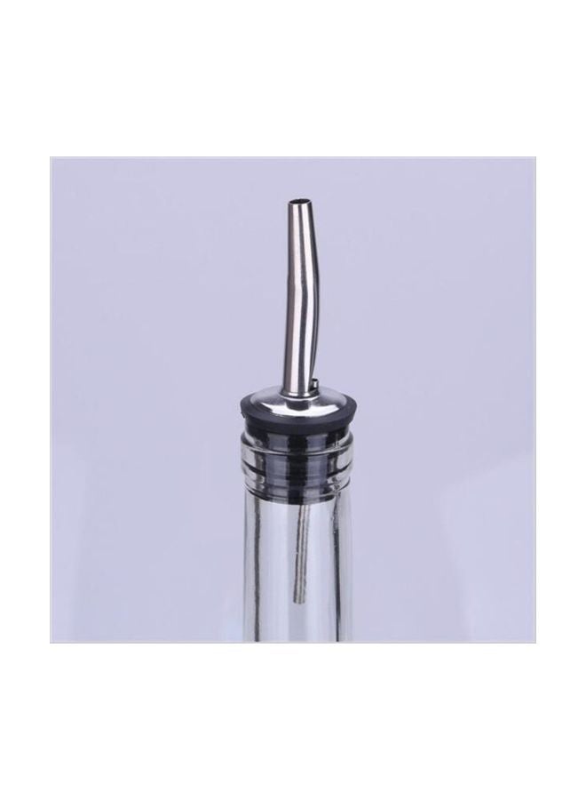 Beauenty Beverage Pourer With Stopper Silver/Black 10.5x4.5x2.5cm  - Image 3