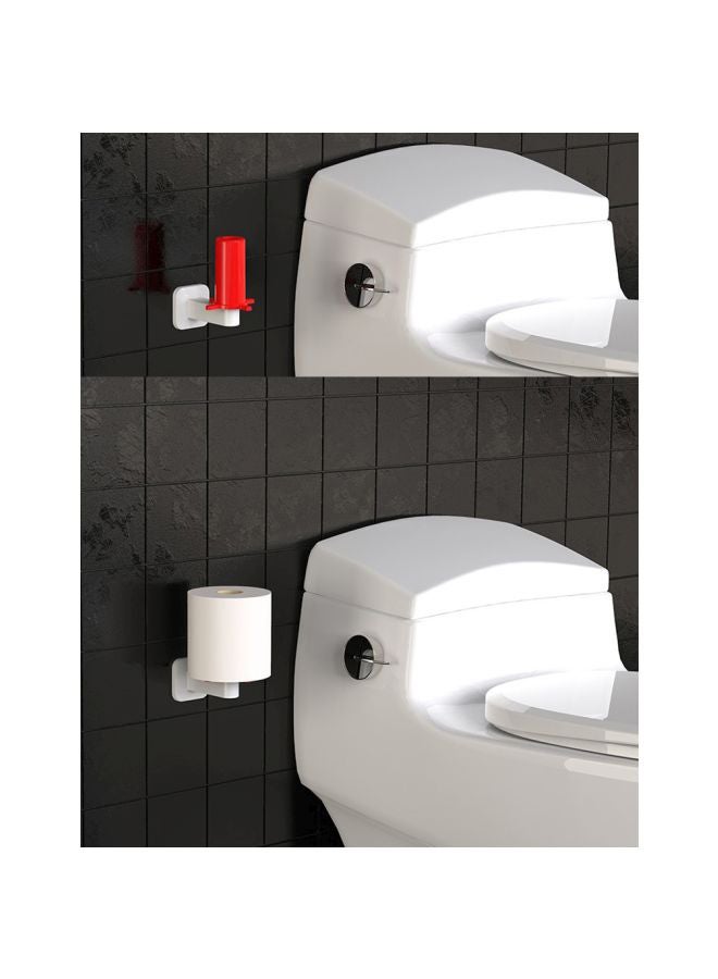 Beauenty Wall Mount Paper Towel Holder White 10x8centimeter  - Image 4
