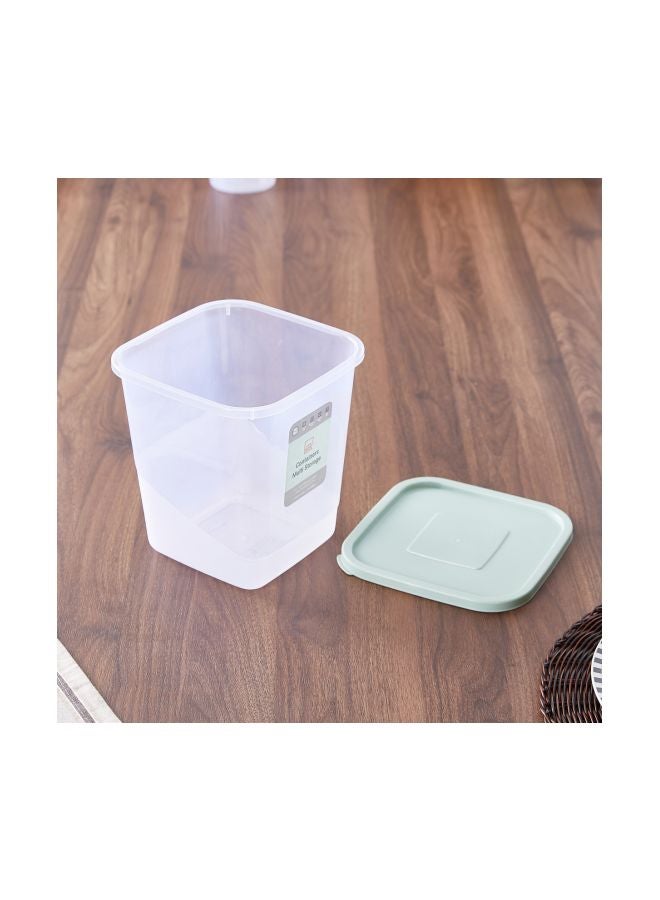 Spectra Rectangular Shaped Container Green/Clear 5600ml - Image 2