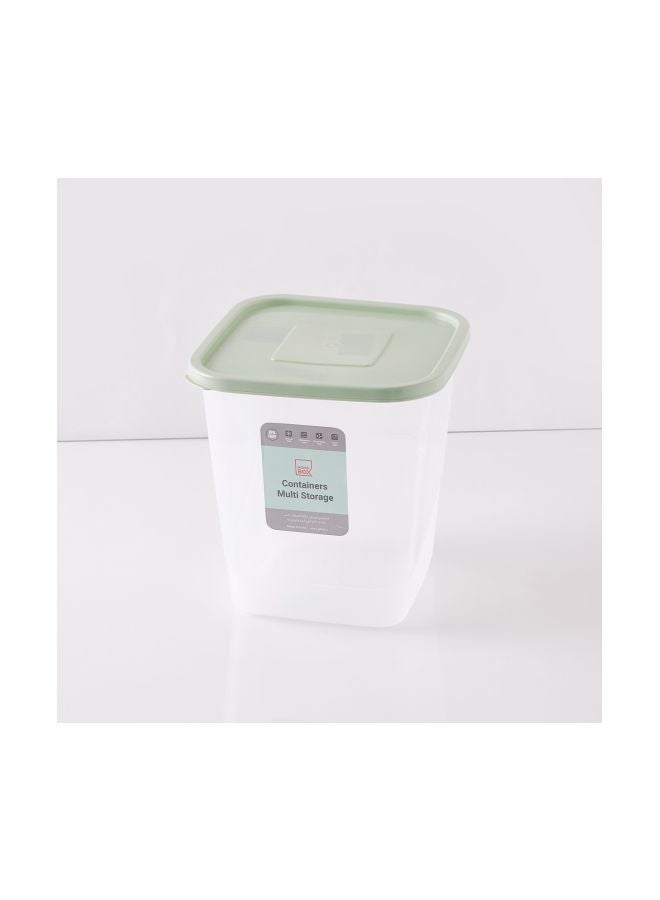 Spectra Rectangular Shaped Container Green/Clear 5600ml - Image 4