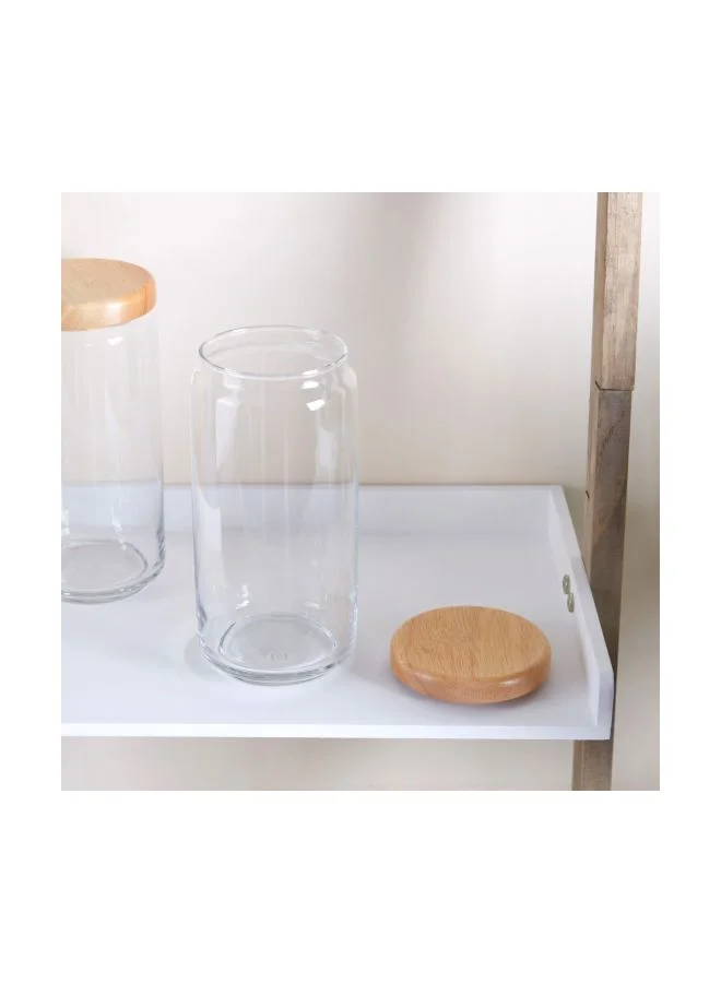Home Box Set Of 6 Ocean Pop Jar with Wooden Lid