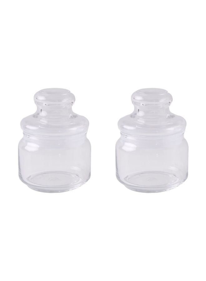 Set Of 2 Ocean Pop Jar With Glass Lid Clear 280ml - v1584717471/N35985979A_1