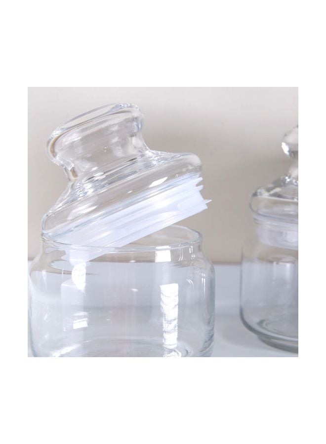 Set Of 2 Ocean Pop Jar With Glass Lid Clear 280ml - v1584717472/N35985979A_3