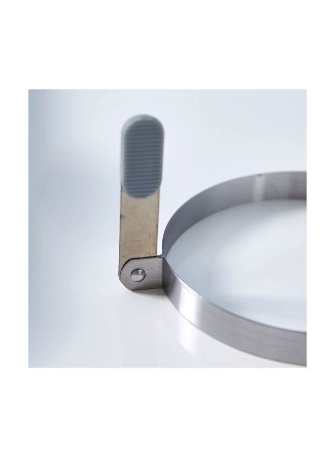 هوم بوكس قالب بيض بتصميم دائري من المعدن فضي 15Ø³Ù†ØªÙŠÙ…ØªØ± - Image 2