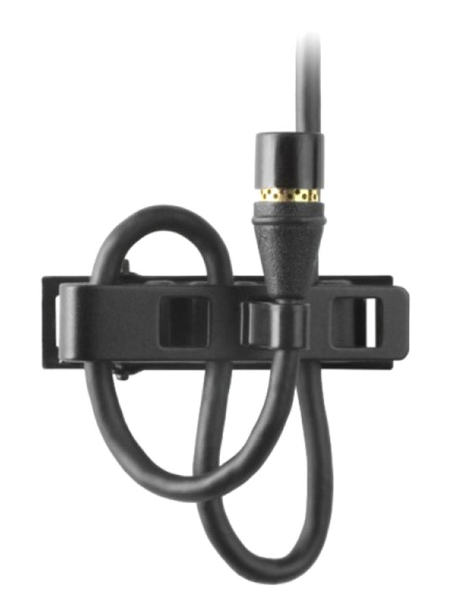 Shure Omnidirectional 5mm Subminiature Lavalier Microphone, TQG For Shure Bodypacks Black - Image 1