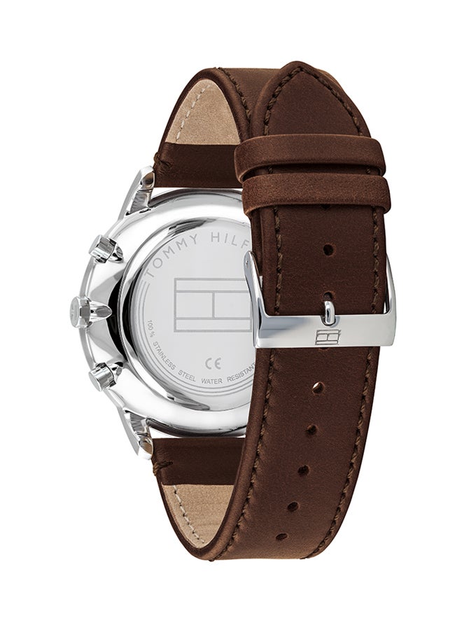 TOMMY HILFIGER - Men's Leather Chronograph Wrist Watch 1710404 - Image 1