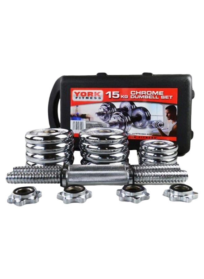 إيم فل طقم دمبل للياقة البدنية مكون من زوج 15كيلوجرام - Image 1