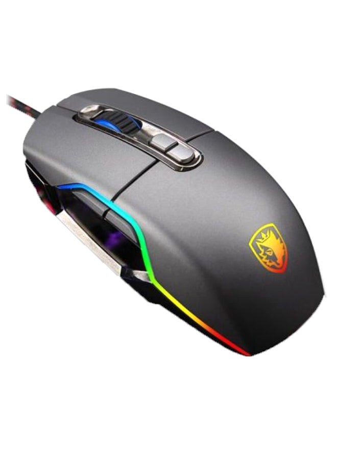 ساديس ماوس سلكي ضوئي للألعاب  بإضاءة RGB - Image 1