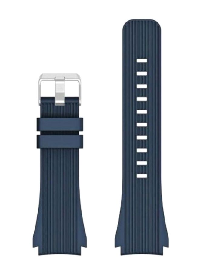 Regentech Replacement Band For Samsung Galaxy SM-R805 Smartwatch 46 mm Blue/Silver - Image 1