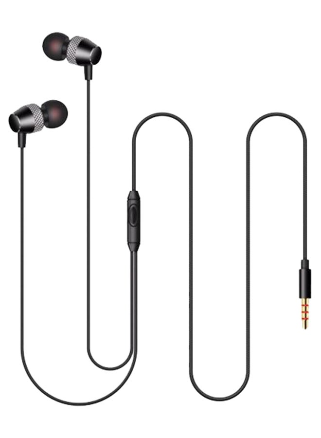 Stereo In-Ear Headphone With Microphone Silver/Black