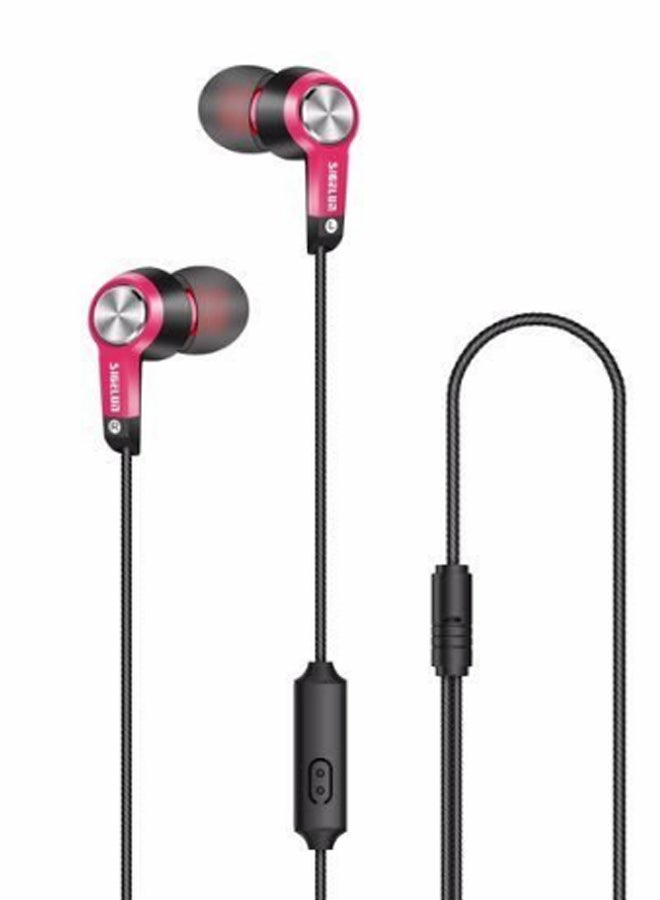 SIGELUN - DC-3 Stereo In-Ear Earphones Black/Pink/Gold - Image 1