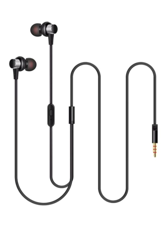 VK520 Stereo In-Ear Earphone With Microphone Black/Gold - Image 1