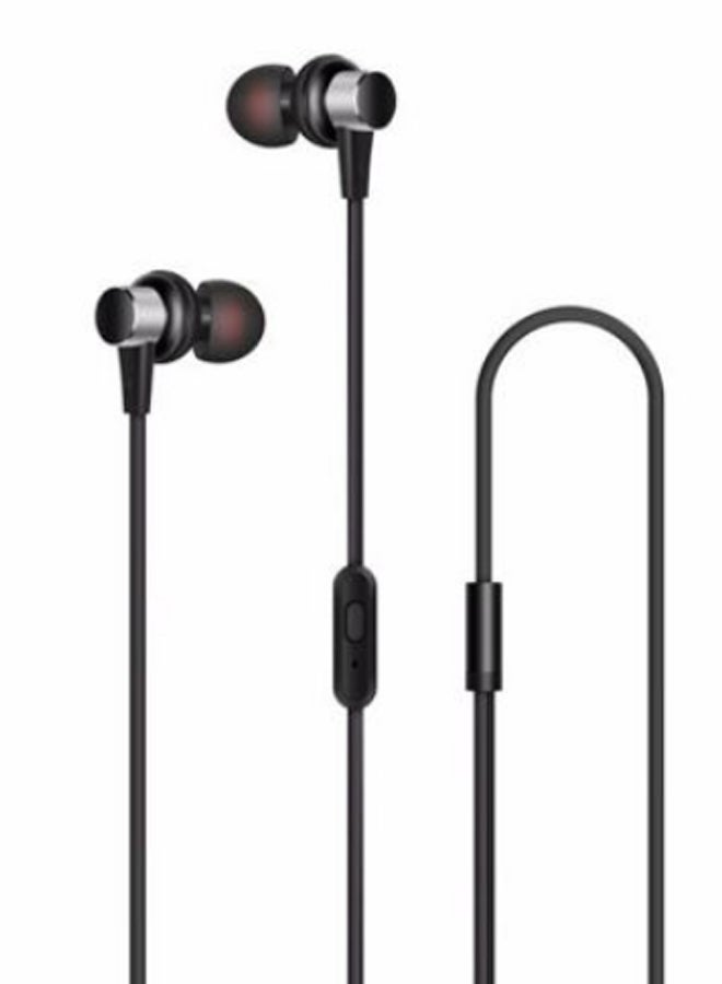 VK520 Stereo In-Ear Earphone With Microphone Black/Gold - Image 2