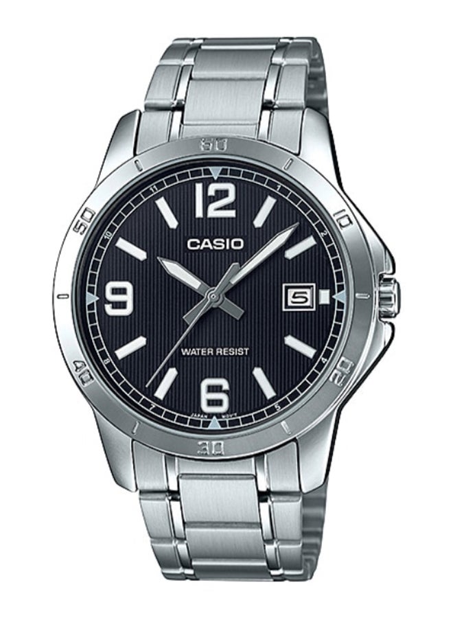 CASIO Men's Stainless Steel Analog Watch MTP-V004D-1B2UDF - 42 mm - Silver  - Image 1