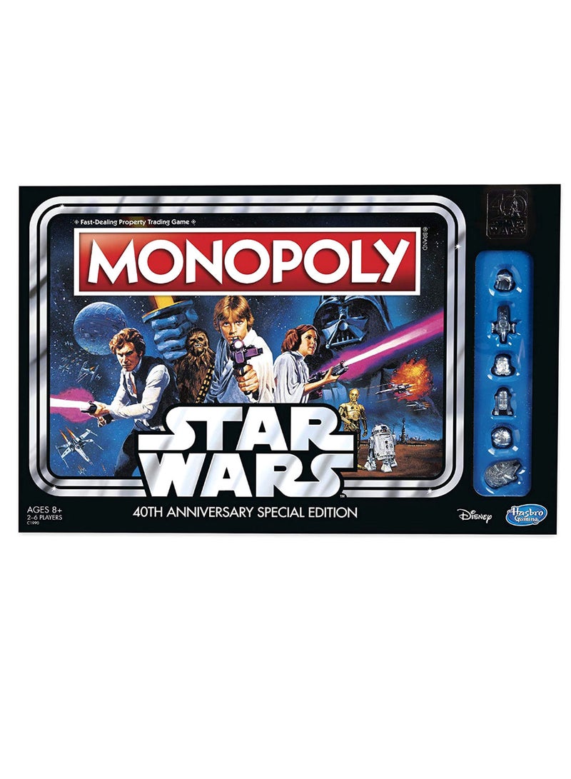 Monopoly Star Wars 40th Anniversary Special Edition Board Game - Image 2