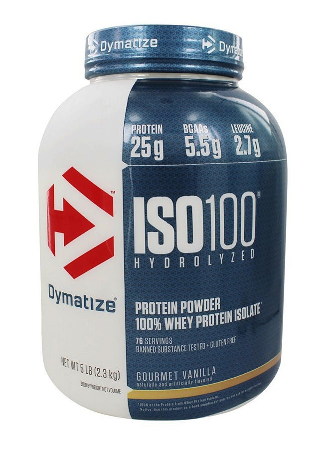 Dymatize ISO100 Hydrolyzed Gourmet Vanilla Protein Powder 
