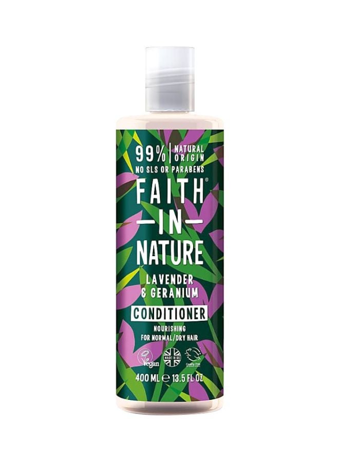Faith in Nature Lavender And Geranium Nourishing Conditioner 400ml 