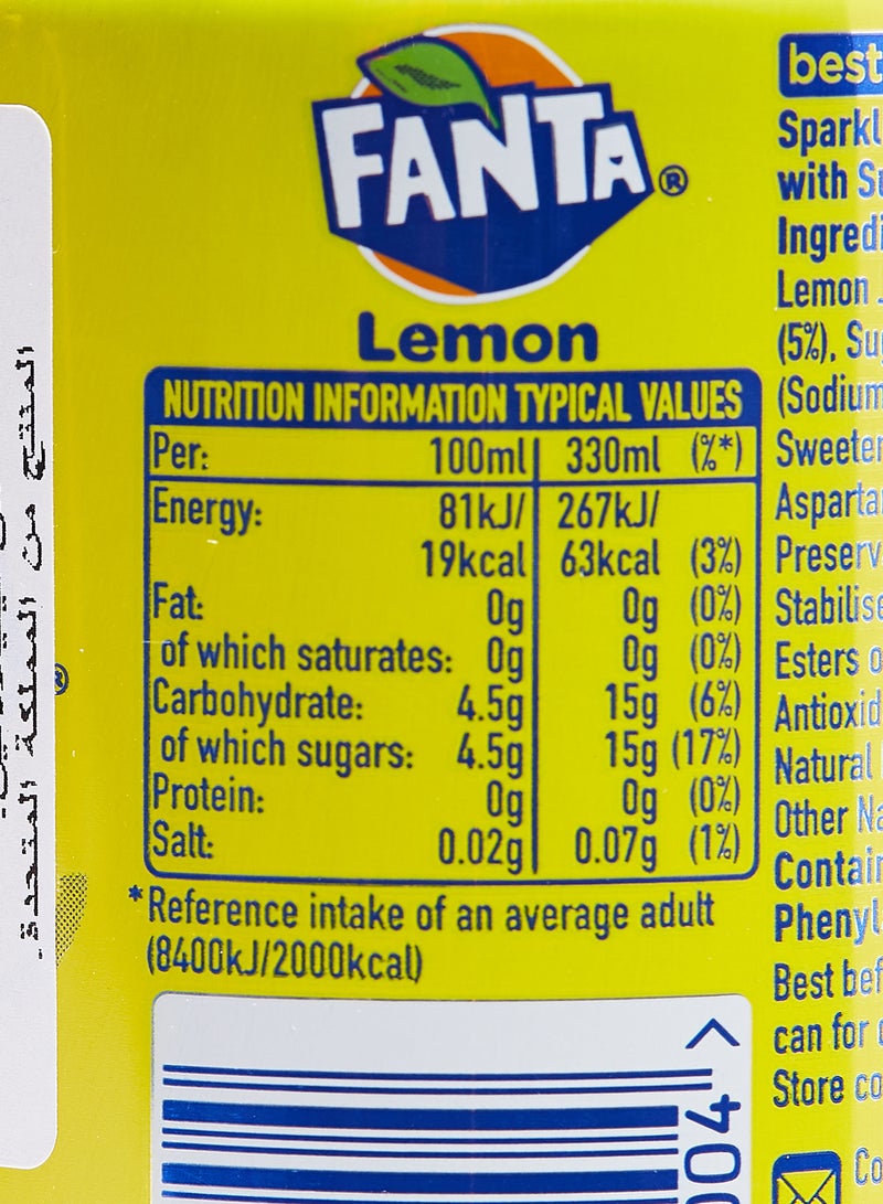 Fanta - Lemon Can 330ml - Image 1