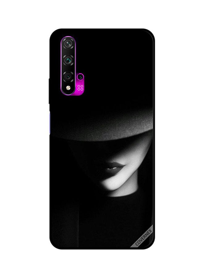 Covernex Protective Case Cover For Huawei Nova 5T Black Hat Girl Silence In Dark 