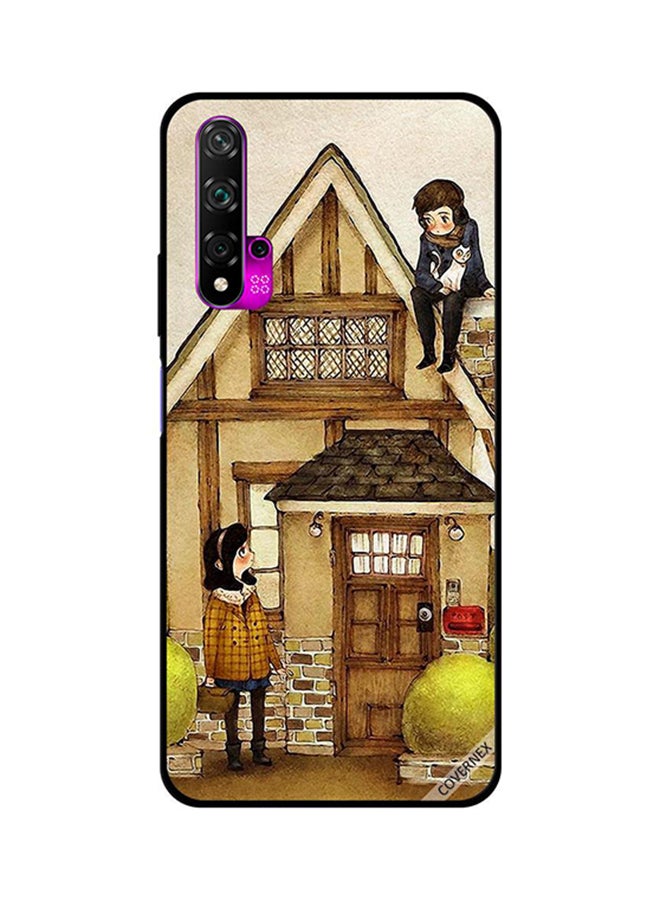 Covernex Protective Case Cover For Huawei Nova 5T Chatting Outside House