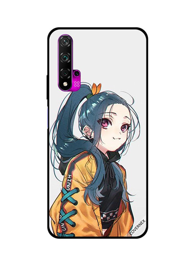 Protective Case Cover For Huawei Nova 5T Cute Girl Feeling Cold