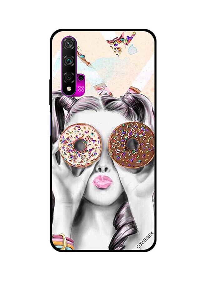 Covernex Protective Case Cover For Huawei Nova 5T Donuts On Instead Of Eyes