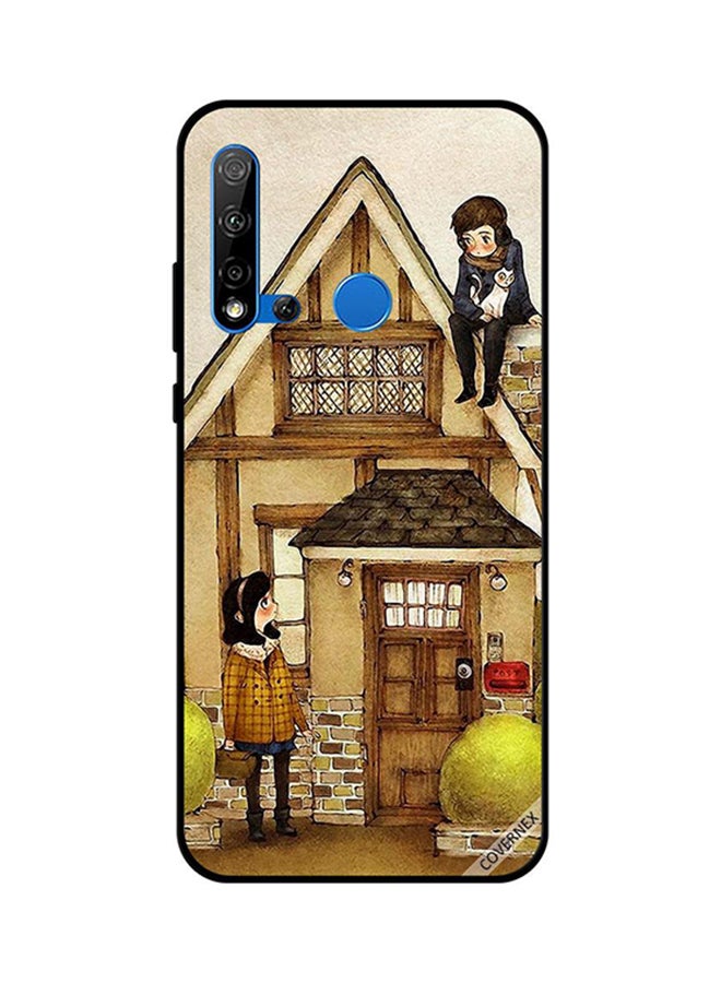 Covernex Protective Case Cover For Huawei Nova 5i Chatting Outside House