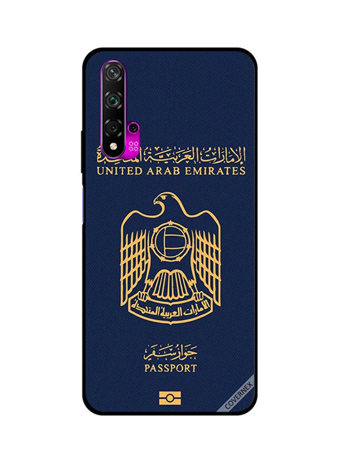 كوفرنيكس غطاء حماية واقٍ لهاتف هواوي نوفا 5T جواز سفر الإمارات العربية المتحدة