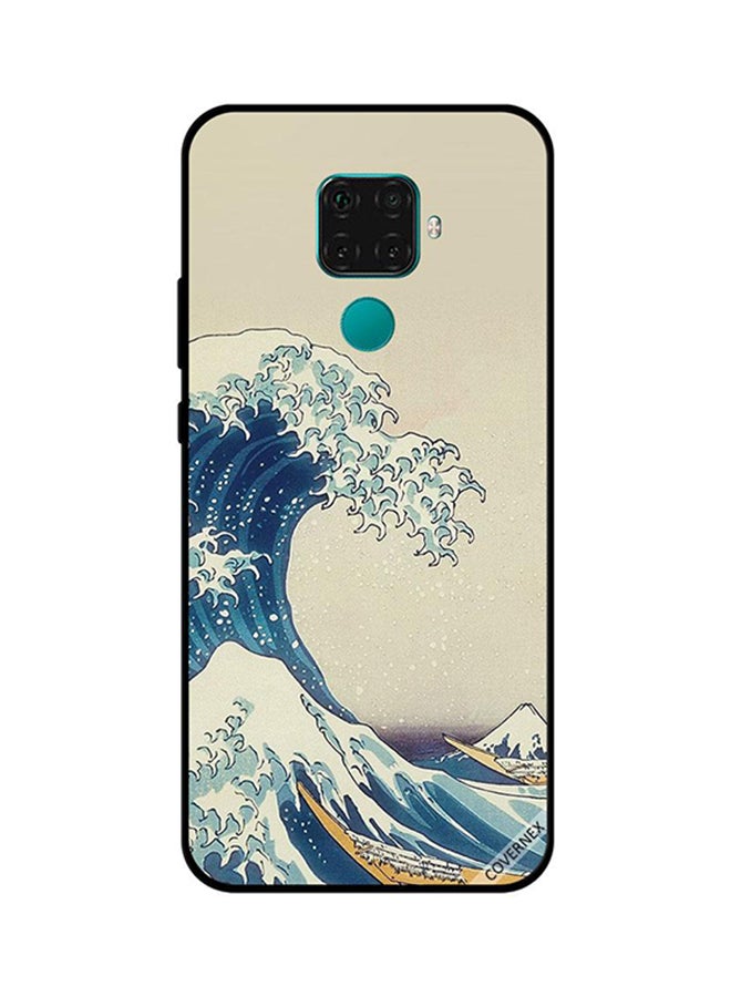 Covernex Protective Case Cover For Huawei Nova 5i Pro Water Wave Art 