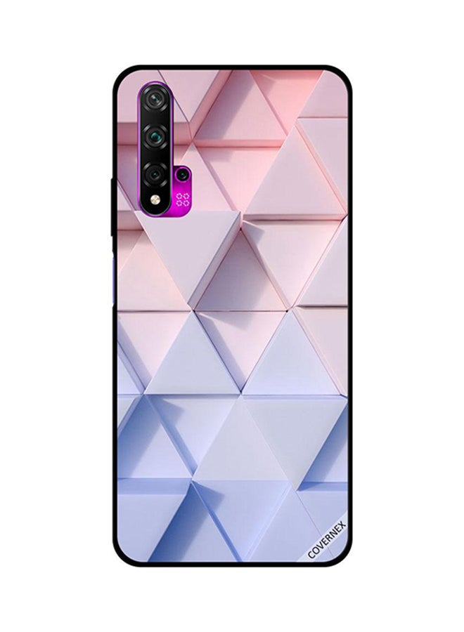 Protective Case Cover For Huawei Nova 5T Triangle Shapes Pattern