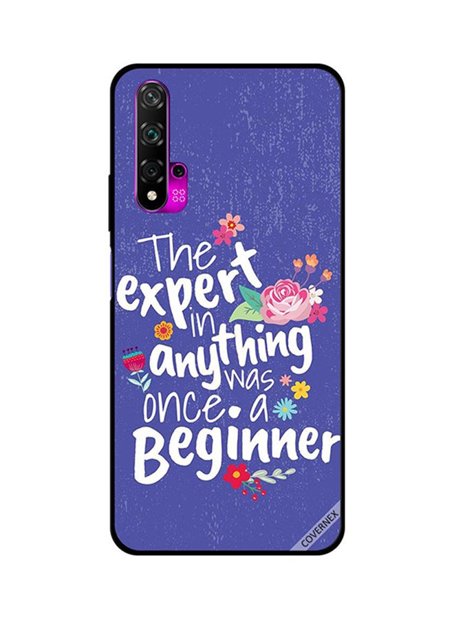 Covernex - Protective Case Cover For Huawei Nova 5T Expert Was Once A Beginner - Image 1