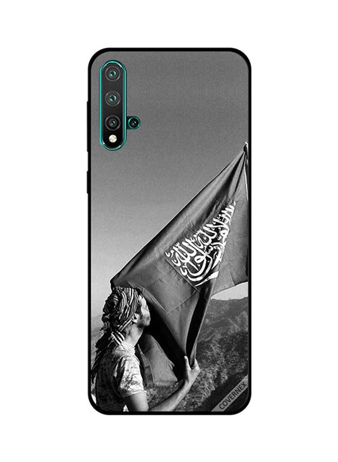 Covernex Protective Case Cover For Huawei Nova 5 Pro Soldier Kissing Saudi Arabia Black Classic 