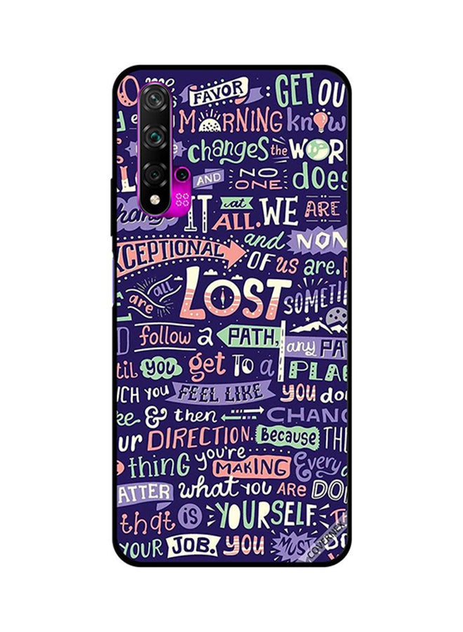 غطاء حماية واقٍ لهاتف هواوي نوفا 5T موتيفيشنال تاجز