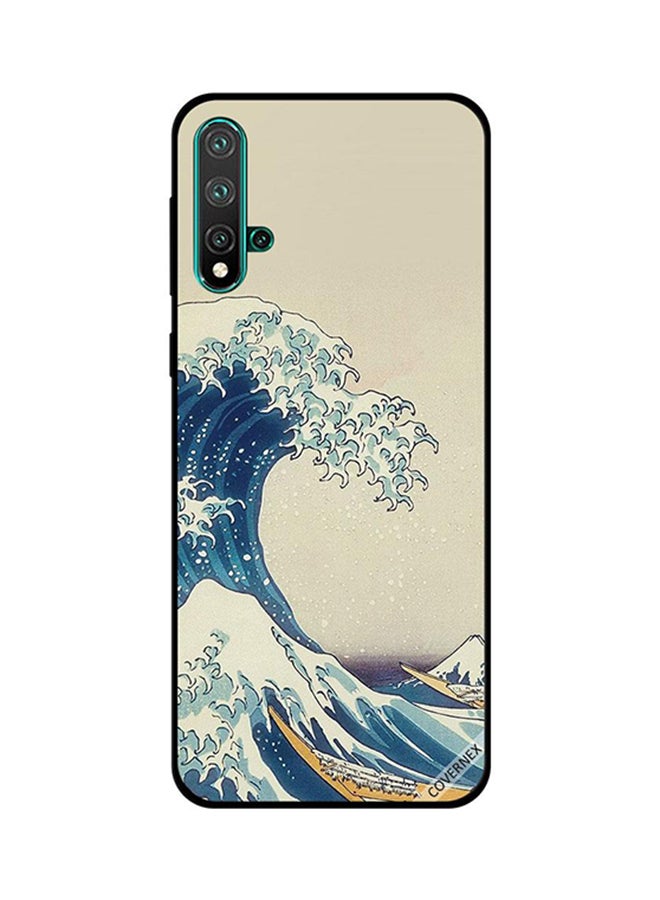 Covernex Protective Case Cover For Huawei Nova 5 Pro Water Wave Art 