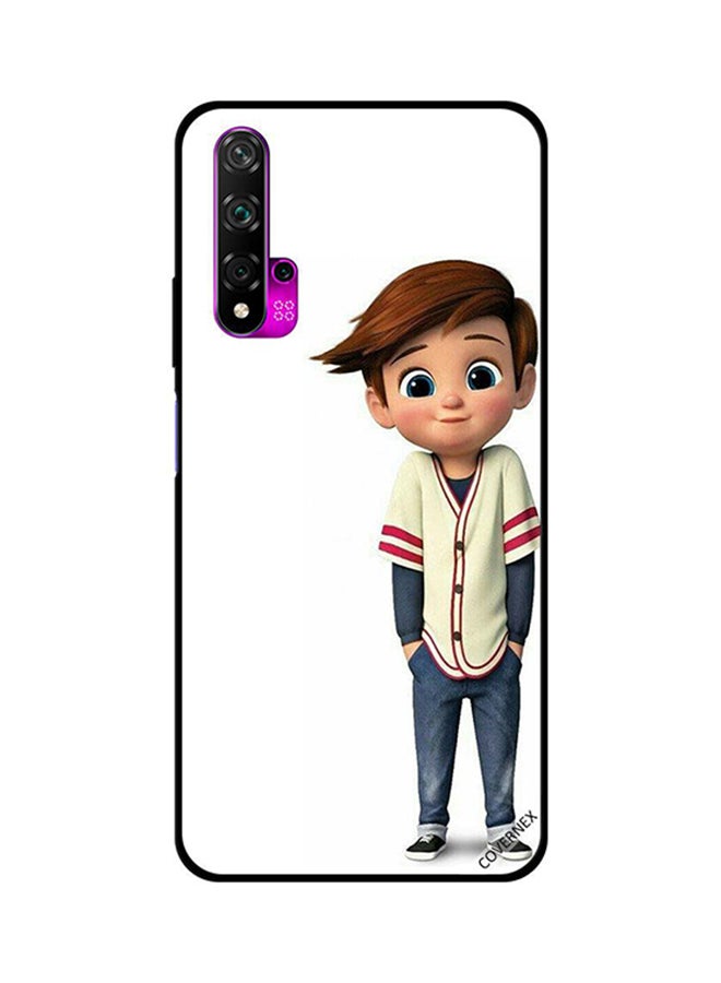 غطاء حماية واقٍ لهاتف هواوي نوفا 5T بطبعة الأناقة الكاملة