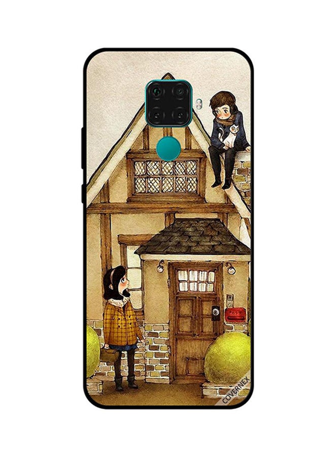 Covernex Protective Case Cover For Huawei Nova 5i Pro Chatting Outside House