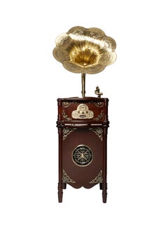 MJI Gramophone With Table MJI 2013 Brown  - Image 1